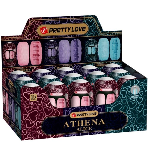 PRETTY LOVE - ATHENA ALICE PACK 15 VERSCHIEDENE MÃNNLICHE MASTURBATOREN